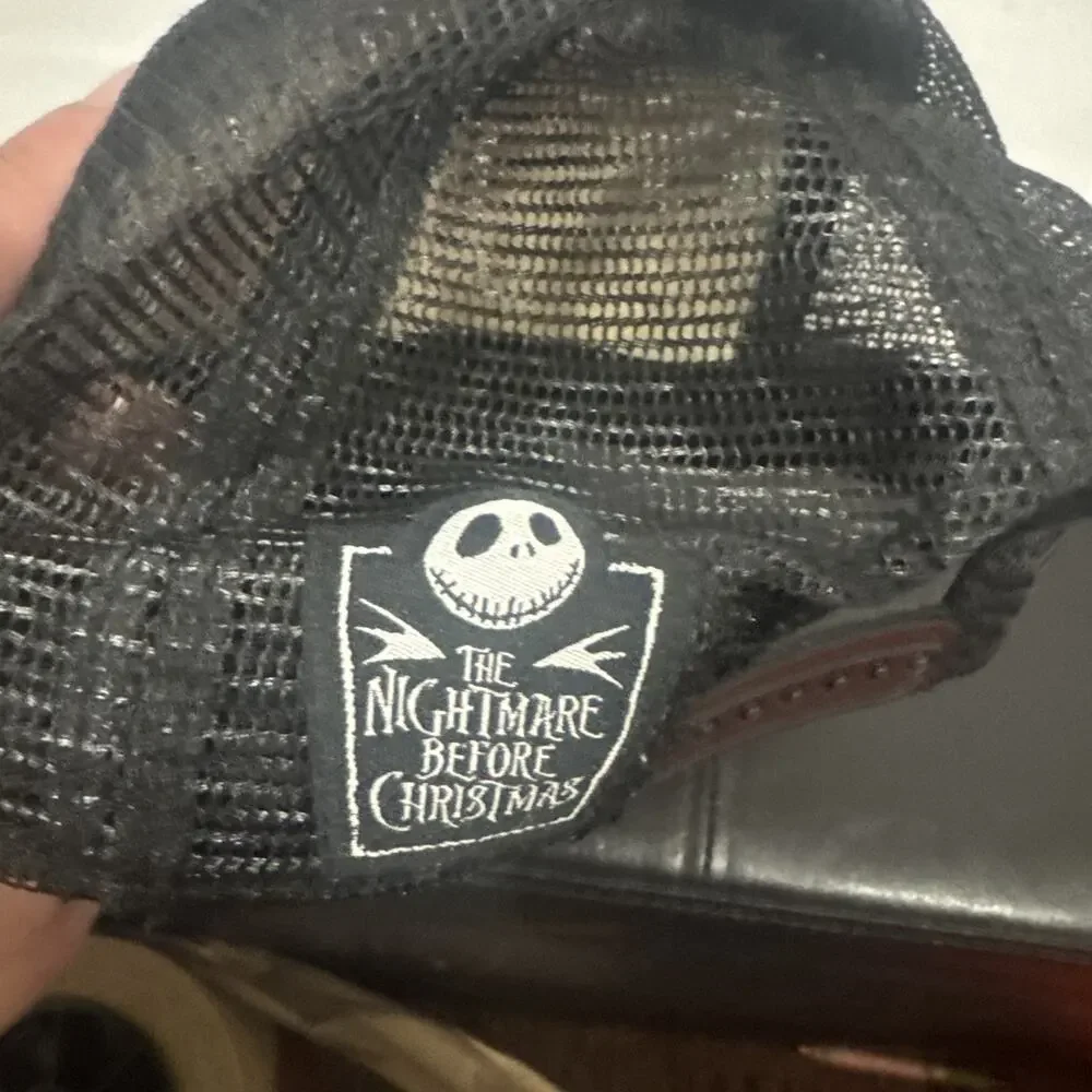 Disney Nightmare Before Christmas Jack Sally Oogie Trucker Snapback Hat Cap